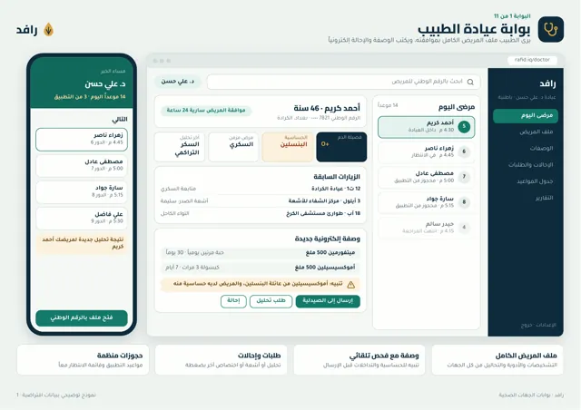 بوابة عيادة الطبيب